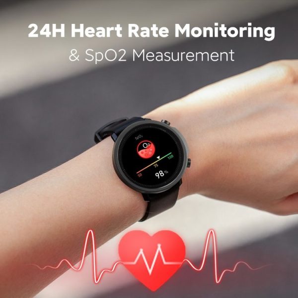 Mibro A1 1.28 inch AMOLED Screen Bluetooth Smart Watch, 5 ATM Waterproof, Support 20 Sport Modes / Heart Rate Monitoring - Image 3