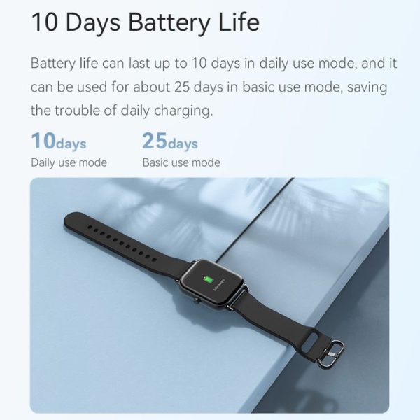 Original Xiaomi Youpin Haylou RS4 / LS12 Smart Watch, 1.78 inch Screen, Support 12 Sport Modes / Real-time Heart Rate Monitoring / Alipay Offline Payment (Black) - Image 10
