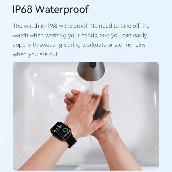 Original Xiaomi Youpin Haylou RS4 / LS12 Smart Watch, 1.78 inch Screen, Support 12 Sport Modes / Real-time Heart Rate Monitoring / Alipay Offline Payment (Black) - Image 11