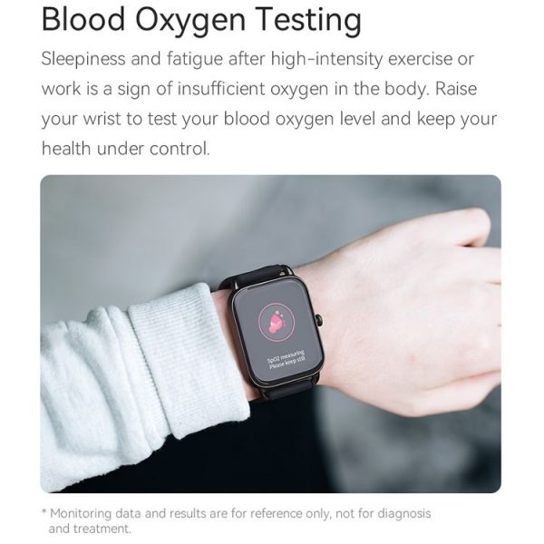 Original Xiaomi Youpin Haylou RS4 / LS12 Smart Watch, 1.78 inch Screen, Support 12 Sport Modes / Real-time Heart Rate Monitoring / Alipay Offline Payment (Black) - Image 6