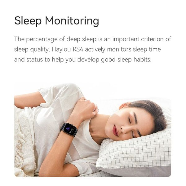 Original Xiaomi Youpin Haylou RS4 / LS12 Smart Watch, 1.78 inch Screen, Support 12 Sport Modes / Real-time Heart Rate Monitoring / Alipay Offline Payment (Black) - Image 8