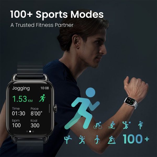 Original Xiaomi Youpin Haylou RS4 Plus / LS11 Smart Watch, 1.78 inch Screen Magnetic Strap, Support 12 Sport Modes / Real-time Heart Rate Monitoring (Black) - Image 7