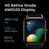 Original Xiaomi Youpin Haylou RS4 Plus / LS11 Smart Watch, 1.78 inch Screen Silicone Strap, Support 12 Sport Modes / Real-time Heart Rate Monitoring (Black) - Image 3