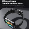 Original Xiaomi Youpin Haylou RS4 Plus / LS11 Smart Watch, 1.78 inch Screen Silicone Strap, Support 12 Sport Modes / Real-time Heart Rate Monitoring (Black) - Image 4