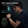 Original Xiaomi Youpin Haylou RS4 Plus / LS11 Smart Watch, 1.78 inch Screen Silicone Strap, Support 12 Sport Modes / Real-time Heart Rate Monitoring (Black) - Image 6