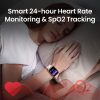 Original Xiaomi Youpin Haylou RS4 Plus / LS11 Smart Watch, 1.78 inch Screen Silicone Strap, Support 12 Sport Modes / Real-time Heart Rate Monitoring (Black) - Image 8