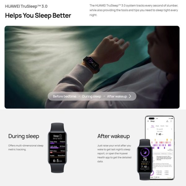 HUAWEI Band 8 NFC 1.47 inch AMOLED Smart Watch, Support Heart Rate / Blood Pressure / Blood Oxygen / Sleep Monitoring (Emerald) - Image 8