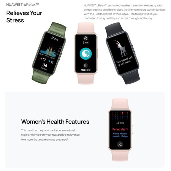 HUAWEI Band 8 Standard 1.47 inch AMOLED Smart Watch, Support Heart Rate / Blood Pressure / Blood Oxygen / Sleep Monitoring (Emerald) - Image 11