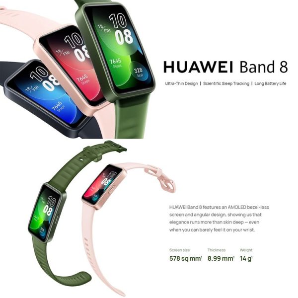 HUAWEI Band 8 Standard 1.47 inch AMOLED Smart Watch, Support Heart Rate / Blood Pressure / Blood Oxygen / Sleep Monitoring (Emerald) - Image 5