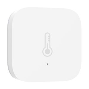 Original Xiaomi Youpin Aqara Smart Temperature Humidity Environment Sensor Smart Control via Mihome APP Zigbee Connection, Support Air Pressure, with the Xiaomi Multifunctional Gateway Use (CA1001) (White) (White)