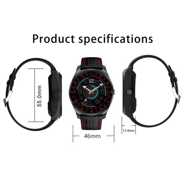 V10hr 1.22 inch HD IPS Screen Bluetooth Smart Watch, Support GSM Phone / Pedometer / Sleep Monitor / Heart Rate Monitor / Sedentary Reminder (Blue) - Image 14