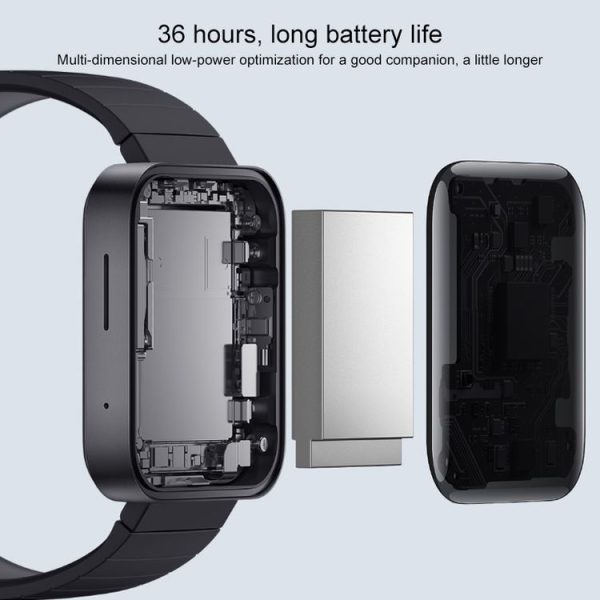 Original Xiaomi XMWT01 1.78 inch Screen Smart Bracelet, Pride Version, Support Blood Oxygenation Test / Sleep Monitor / Heart Rate Monitor / Sports Mode (Black) - Image 4
