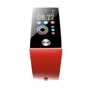S28 1.14 inch TFT Color Screen IPX67 Waterproof Bluetooth Smartwatch, Support Call Reminder / Heart Rate Monitoring / Blood Pressure Monitoring / Sleep Monitoring (Red)