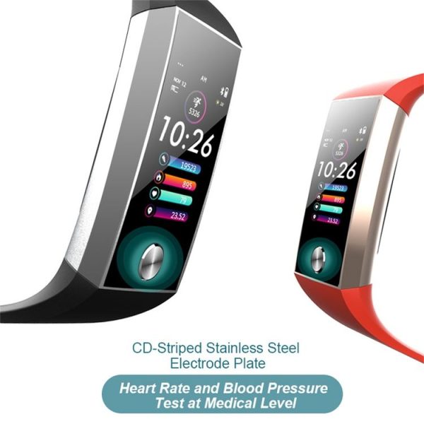S28 1.14 inch TFT Color Screen IPX67 Waterproof Bluetooth Smartwatch, Support Call Reminder / Heart Rate Monitoring / Blood Pressure Monitoring / Sleep Monitoring (Red) - Image 4