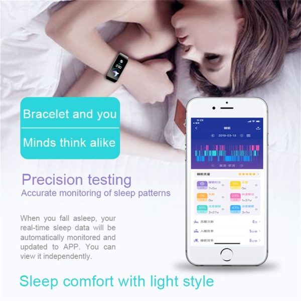 S28 1.14 inch TFT Color Screen IPX67 Waterproof Bluetooth Smartwatch, Support Call Reminder / Heart Rate Monitoring / Blood Pressure Monitoring / Sleep Monitoring (Red) - Image 9