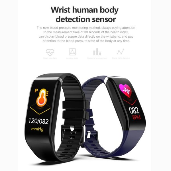 C919 1.14 inch IPX67 Waterproof Smartwatch, Support Call Reminder / Heart Rate Monitoring / Blood Pressure Monitoring / Sleep Monitoring (Blue) - Image 10