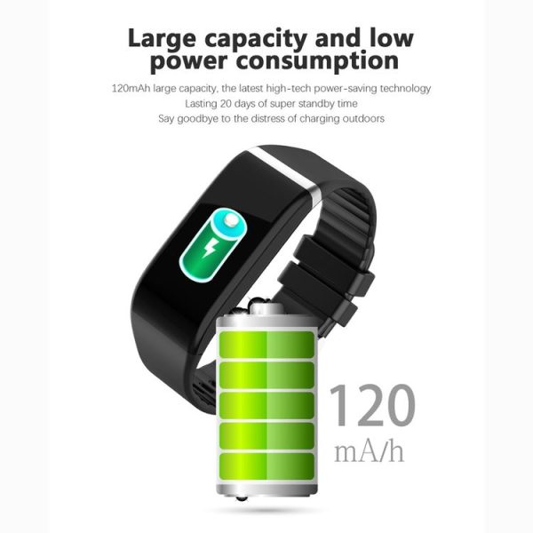 C919 1.14 inch IPX67 Waterproof Smartwatch, Support Call Reminder / Heart Rate Monitoring / Blood Pressure Monitoring / Sleep Monitoring (Blue) - Image 11