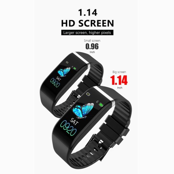 C919 1.14 inch IPX67 Waterproof Smartwatch, Support Call Reminder / Heart Rate Monitoring / Blood Pressure Monitoring / Sleep Monitoring (Blue) - Image 4