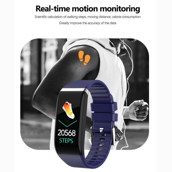 C919 1.14 inch IPX67 Waterproof Smartwatch, Support Call Reminder / Heart Rate Monitoring / Blood Pressure Monitoring / Sleep Monitoring (Blue) - Image 6