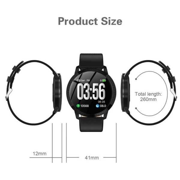 CF18 1.22 inch Color Screen IPX67 Waterproof Bluetooth Smartwatch, Support Call Reminder / Heart Rate Monitoring / Blood Pressure Monitoring / Sleep Monitoring (Pink) - Image 12
