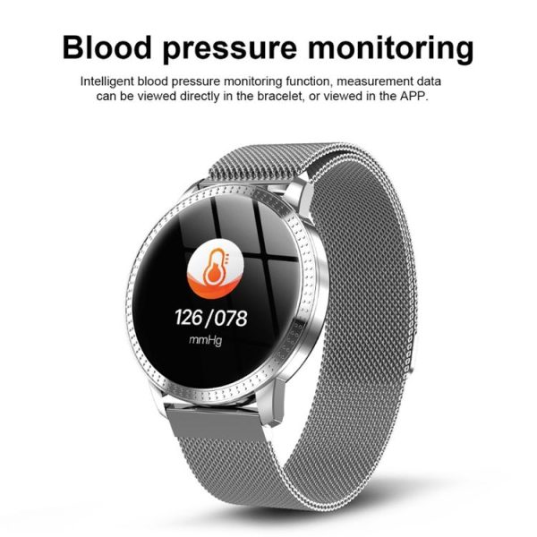 CF18 1.22 inch Color Screen IPX67 Waterproof Bluetooth Smartwatch, Support Call Reminder / Heart Rate Monitoring / Blood Pressure Monitoring / Sleep Monitoring (Pink) - Image 7