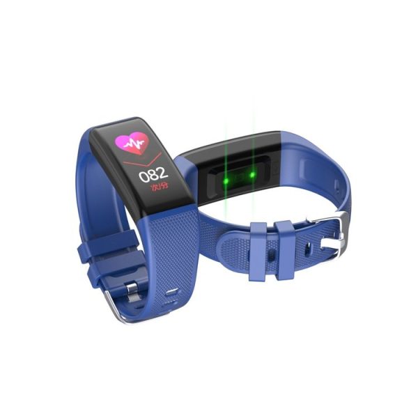 C20 1.14 inch IPS Touch Screen IPX67 Waterproof Smartwatch, Support Call Reminder / Heart Rate Monitoring / Blood Pressure Monitoring / Sleep Monitoring (Blue) - Image 2
