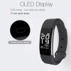 F1 0.71 inch OLED Touch Screen Display Bluetooth Sports Smart Bracelet, IP67 Waterproof, Support Heart Rate Monitor / Pedometer / Calls Remind / Sleep Monitor / Sedentary Reminder / Alarm Clock Reminder / Distance, Compatible with Android and iOS Phones (Purple) - Image 3