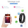 F1 0.71 inch OLED Touch Screen Display Bluetooth Sports Smart Bracelet, IP67 Waterproof, Support Heart Rate Monitor / Pedometer / Calls Remind / Sleep Monitor / Sedentary Reminder / Alarm Clock Reminder / Distance, Compatible with Android and iOS Phones (Purple) - Image 6