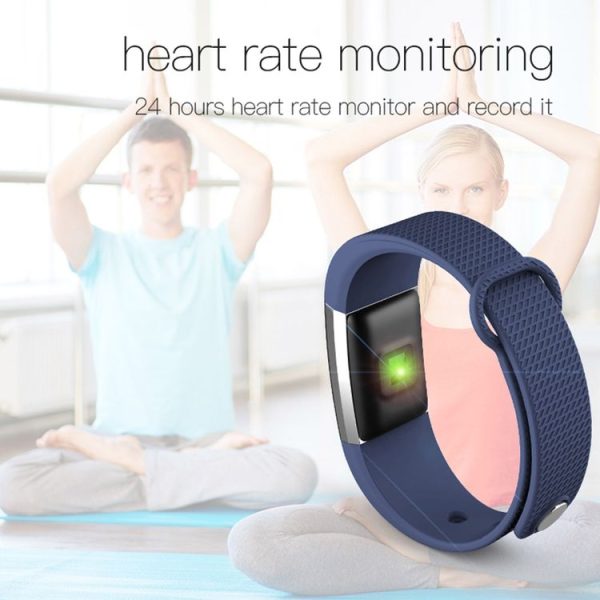 F1 0.71 inch OLED Touch Screen Display Bluetooth Sports Smart Bracelet, IP67 Waterproof, Support Heart Rate Monitor / Pedometer / Calls Remind / Sleep Monitor / Sedentary Reminder / Alarm Clock Reminder / Distance, Compatible with Android and iOS Phones (Purple) - Image 7