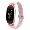 S3 0.96 inch OLED Display Bluetooth Sports Smart Bracelet, IP67 Waterproof, Support Heart Rate Monitor / GPS Trajectory / Pedometer / Calls Remind / Sedentary Reminder / Remote Capture / Distance, Compatible with Android and iOS Phones (Rose Gold) - Image 2