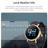 CV08C 1.0 inch TFT Color Screen Steel Watch Band Smart Bracelet, Support Call Reminder / Heart Rate Monitoring / Blood Pressure Monitoring / Sleep Monitoring / Blood Oxygen Monitoring (Gold) - Image 8