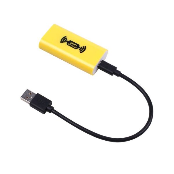 1200P HD Pixels WiFi Endoscope Snake Tube Inspection Camera with 8 LED, Waterproof IP68, Lens Diameter: 8mm, Length: 3.5m, Hard Line (Yellow) - Image 5