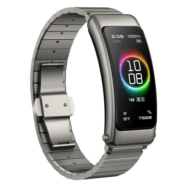 Original Huawei Band B6 FDS-B19 1.53 inch AMOLED Screen IP57 Waterproof Smart Bluetooth Earphone Wristband Bracelet, Pride Version, Support Heart Rate Monitor / Information Reminder / Sleep Monitor (Titanium Silver Grey) - Image 2