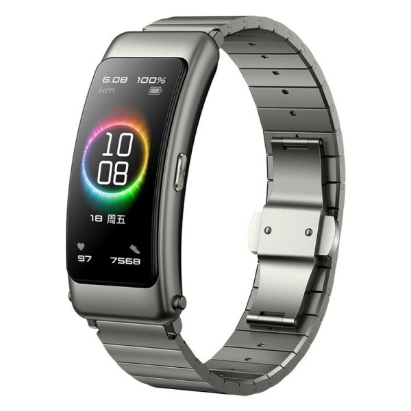 Original Huawei Band B6 FDS-B19 1.53 inch AMOLED Screen IP57 Waterproof Smart Bluetooth Earphone Wristband Bracelet, Pride Version, Support Heart Rate Monitor / Information Reminder / Sleep Monitor (Titanium Silver Grey) - Image 3