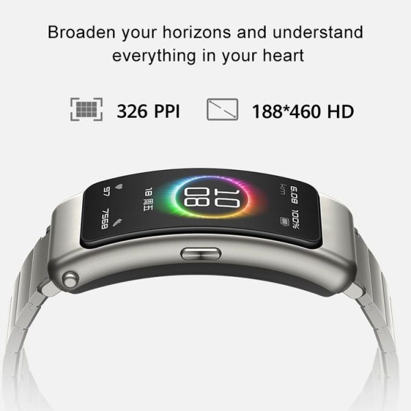 Original Huawei Band B6 FDS-B19 1.53 inch AMOLED Screen IP57 Waterproof Smart Bluetooth Earphone Wristband Bracelet, Pride Version, Support Heart Rate Monitor / Information Reminder / Sleep Monitor (Titanium Silver Grey) - Image 8