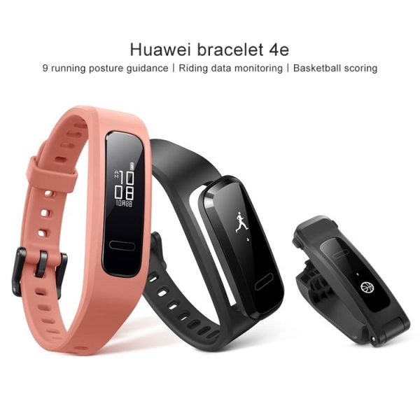 Original Huawei Band 4e 0.5 inch PMOLED Screen 5ATM Waterproof Smart Wristband Bracelet, Vitality Version, Support Basketball Sport Data Monitor / Information Reminder / Sleep Monitor (Black) - Image 5