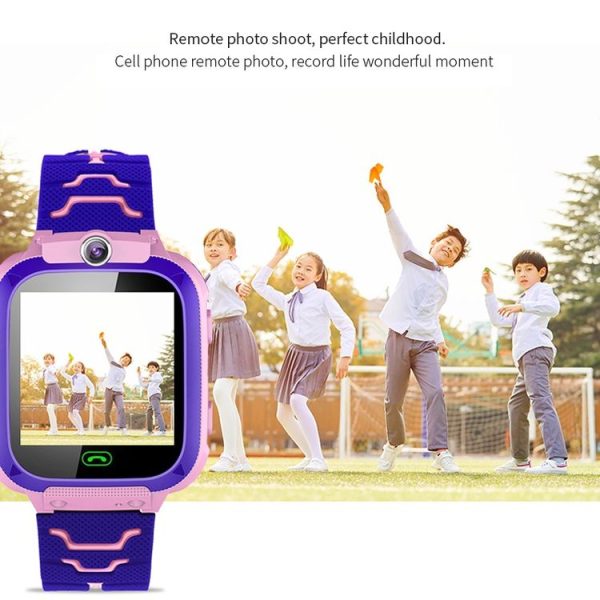 Q12B 1.44 inch Color Screen Smartwatch for Children, Support LBS Positioning / Two-way Dialing / One-key First-aid / Voice Monitoring / Setracker APP (Pink) - Image 7
