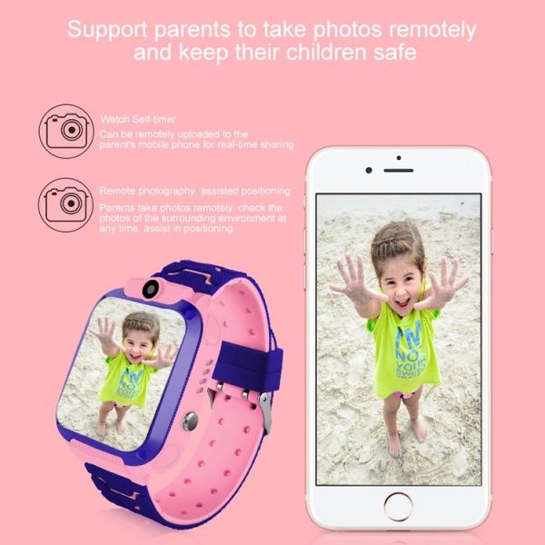 Q120 1.44 inch Color Screen Smartwatch for Children IP67 Waterproof, Support LBS Positioning / Two-way Dialing / One-key First-aid / Voice Monitoring / Setracker APP (Pink) - Image 9