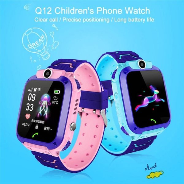 Q12 1.44 inch Color Screen Smartwatch for Children, Not Waterproof, Support LBS Positioning / Two-way Dialing / SOS / Voice Monitoring / Setracker APP (Blue) - Image 10