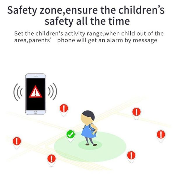 Q12 1.44 inch Color Screen Smartwatch for Children, Not Waterproof, Support LBS Positioning / Two-way Dialing / SOS / Voice Monitoring / Setracker APP (Blue) - Image 12