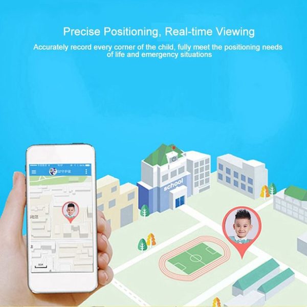 Q12 1.44 inch Color Screen Smartwatch for Children, Not Waterproof, Support LBS Positioning / Two-way Dialing / SOS / Voice Monitoring / Setracker APP (Blue) - Image 13