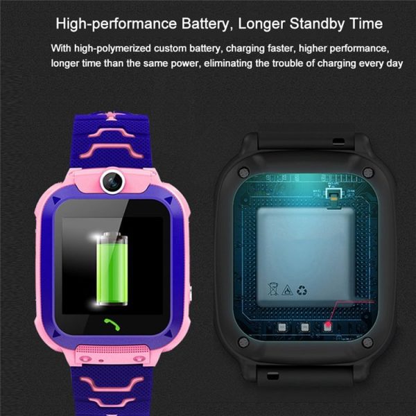 Q12 1.44 inch Color Screen Smartwatch for Children, Not Waterproof, Support LBS Positioning / Two-way Dialing / SOS / Voice Monitoring / Setracker APP (Blue) - Image 14
