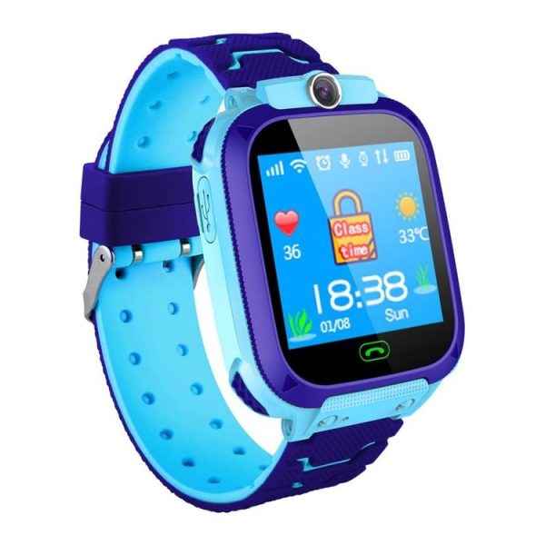 Q12 1.44 inch Color Screen Smartwatch for Children, Not Waterproof, Support LBS Positioning / Two-way Dialing / SOS / Voice Monitoring / Setracker APP (Blue) - Image 2
