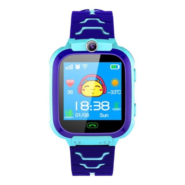 Q12 1.44 inch Color Screen Smartwatch for Children, Not Waterproof, Support LBS Positioning / Two-way Dialing / SOS / Voice Monitoring / Setracker APP (Blue) - Image 3