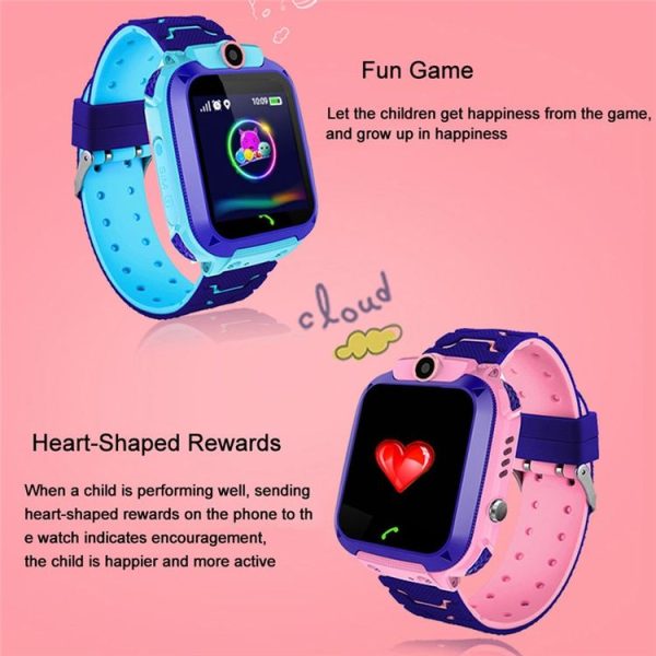 Q12 1.44 inch Color Screen Smartwatch for Children, Not Waterproof, Support LBS Positioning / Two-way Dialing / SOS / Voice Monitoring / Setracker APP (Blue) - Image 8