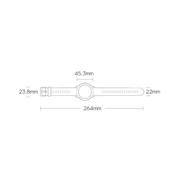 Original Xiaomi Youpin Haylou LS05 Global Version 1.28 inch TFT Screen Bluetooth 5.0 IP68 Waterproof Solar Smart Watch, Support Sleep / Heart Rate Monitor & 12 Sports Mode - Image 5