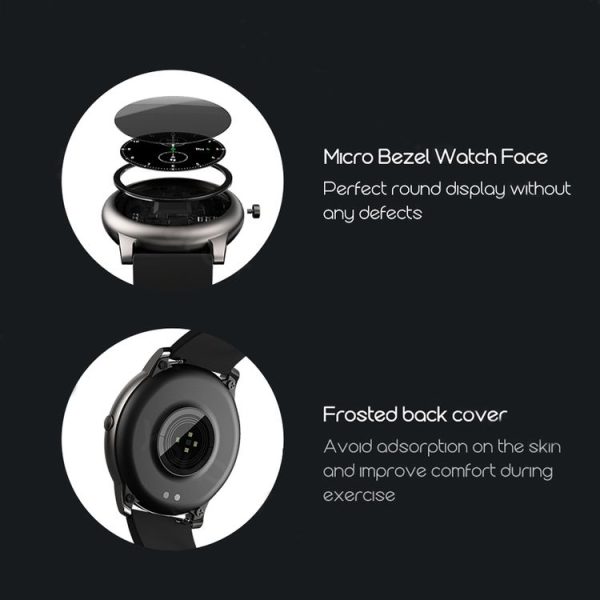 Original Xiaomi Youpin Haylou LS05 Global Version 1.28 inch TFT Screen Bluetooth 5.0 IP68 Waterproof Solar Smart Watch, Support Sleep / Heart Rate Monitor & 12 Sports Mode - Image 7