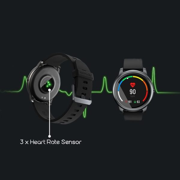 Original Xiaomi Youpin Haylou LS05 Global Version 1.28 inch TFT Screen Bluetooth 5.0 IP68 Waterproof Solar Smart Watch, Support Sleep / Heart Rate Monitor & 12 Sports Mode - Image 9