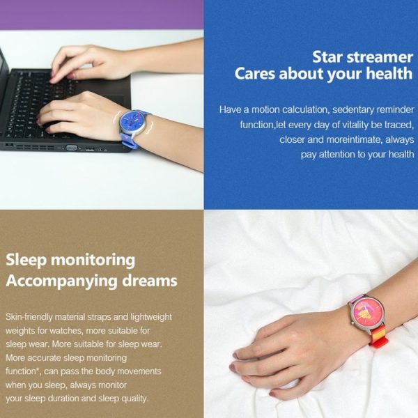 Lenovo Watch 9 Smart Watch Constellation Series - Libra, 5ATM Waterproof, Support Pedometer / Sleep Monitoring / Sedentary Reminder / Information Reminder / Remote Camera, Compatible with Android and iOS System (Army Green) - Image 13