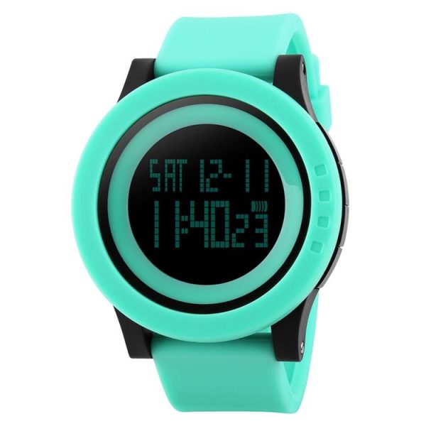 SKMEI 1142 Multifunctional Men Outdoor Sports Noctilucent Waterproof Silica Gel Digital Watch (Green) - Image 2